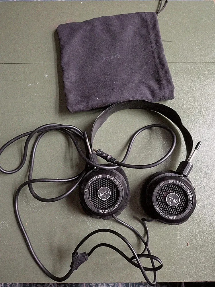 Grado sr80e headphones Overear Open Back hifi