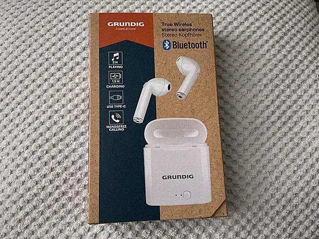 Grundig 871125229141 True Wireless Stereo In-Ear Kopfhörer Bluetooth Weiß