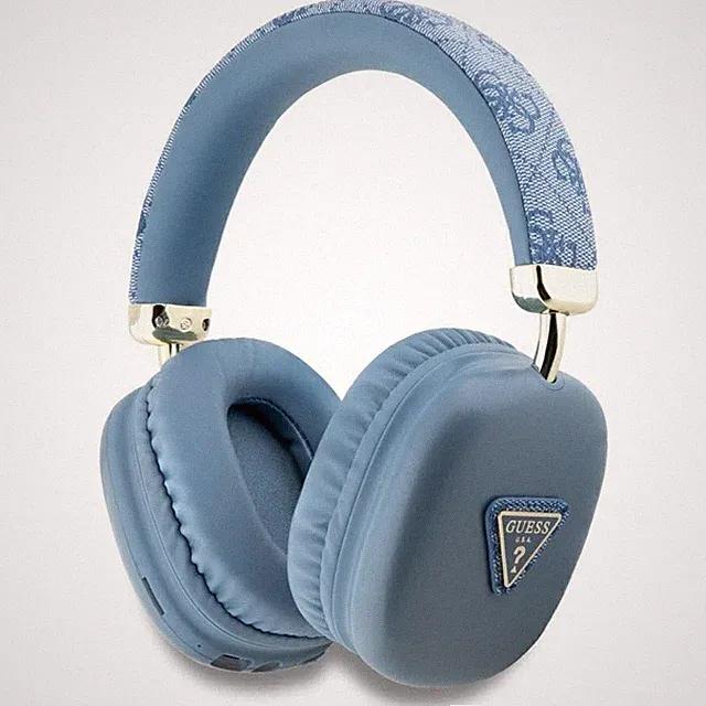Guess Metallisches Dreieck Bluetooth-Kopfhörer Blau 32h