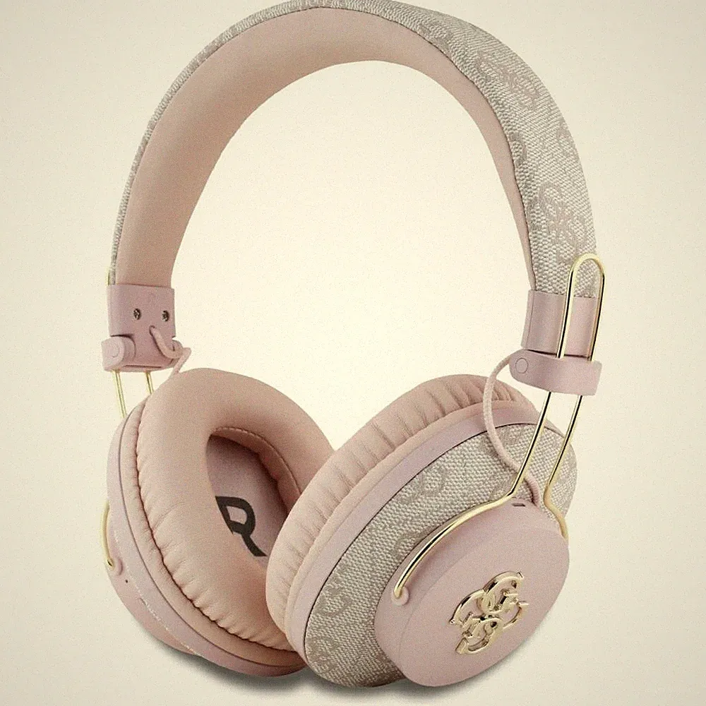 GUESS WIRELESS ON-EAR-KOPFHÖRER FÜR BLUETOOTH-TELEFONE, LOGO, METALL