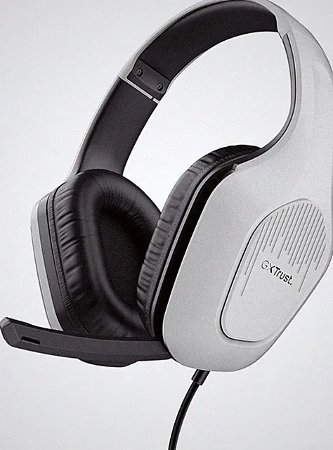 GXTrust Zirox Leichtes Gaming Headset für PlayStation 5, Weiß