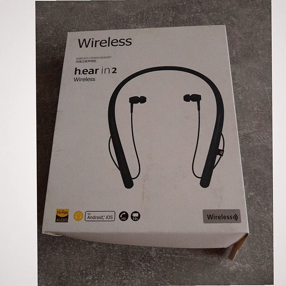 h.ear h.ear in 2 Wireless In-Ear-Kopfhörer Bluetooth Nackenbügel Schwarz