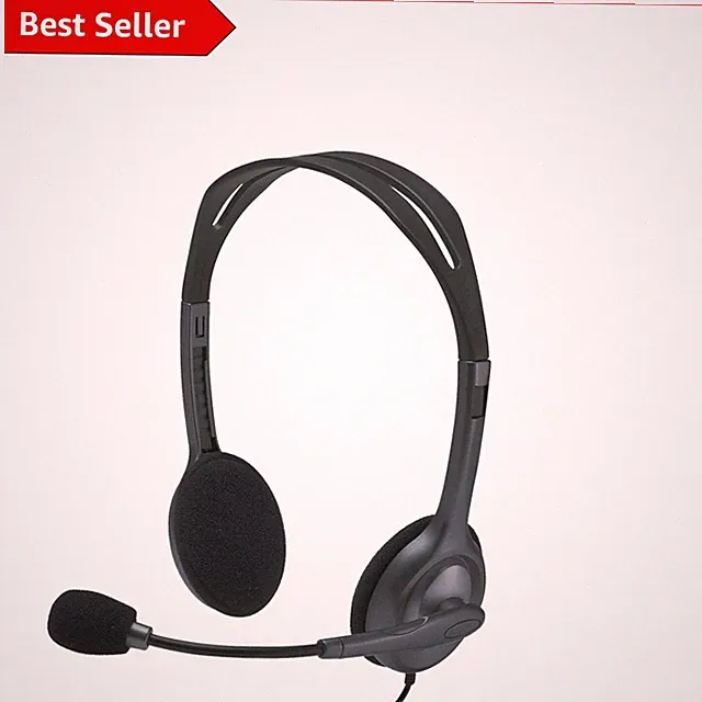 H111 kabelgebundenes Headset: Noise-Cancelling Stereo Kopfhörer für ultimative Klarheit