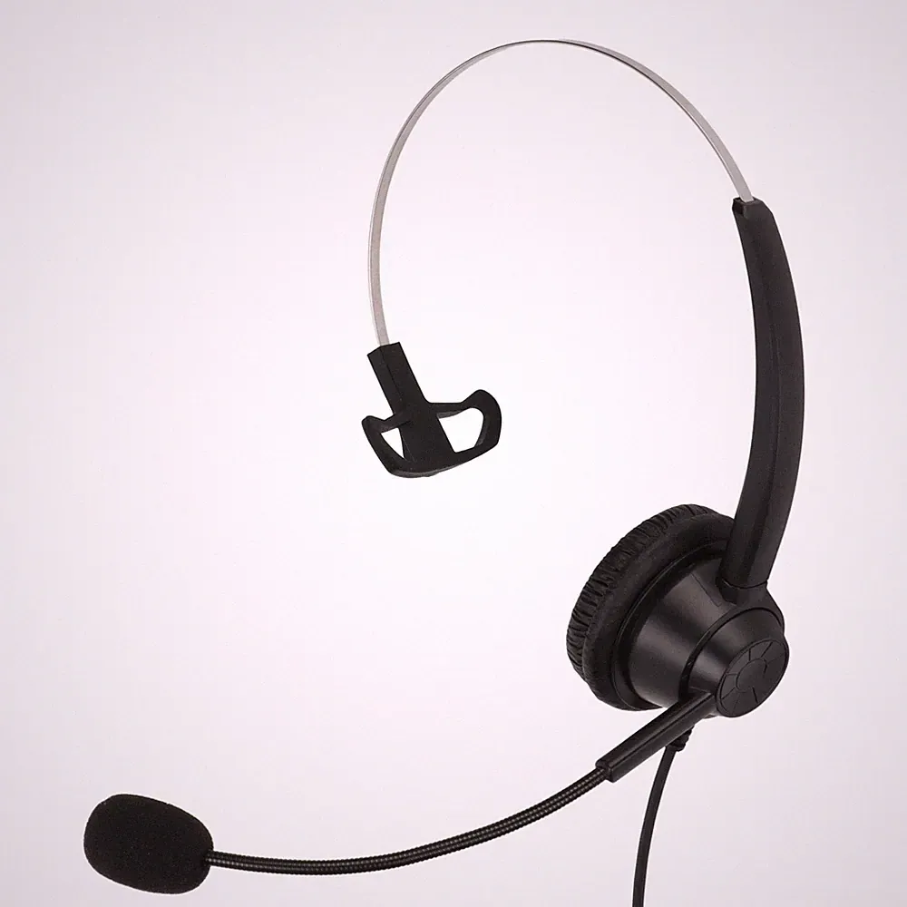 H360‑2.5 Business Headset 2 5 Mm Computer Kopfhörer Mit HD Mikrofon Für Call Ce