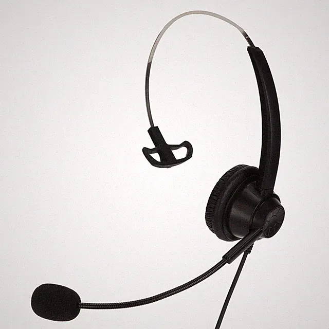 H360‑2.5 Business-Headset 2.5-mm-Computerkopfhörer Mit HD-Mikrofon Für