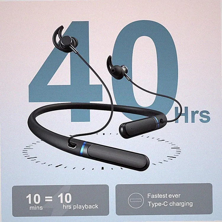 Halsband Kabellos Bluetooth 5.3 Kopfhörer in-Ohr Für Oppo Reno 13/13 FS Pro 5G