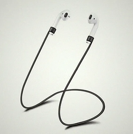 Halteband für Apple Air Pods / Air Pods Pro / schwarz / Kopfhörer Band Anti-Lost