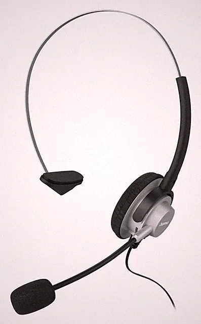 Hama 201157 On-Ear-Headset für DECT-Telefone 2,5-mm-Klinke Ohraufliegender