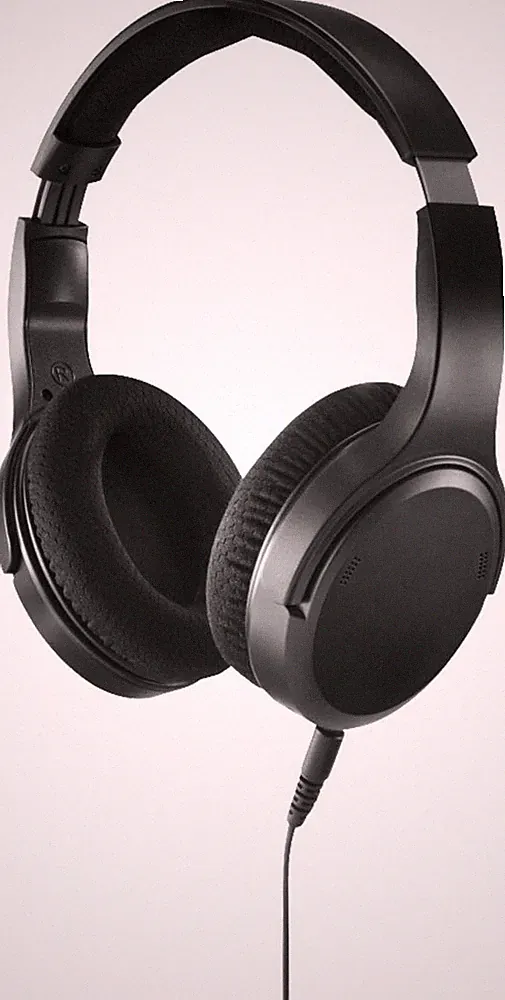 Hama 221846 TV-Kopfhörer, Over-Ear, langes Kabel Kopfhörer Schwarz