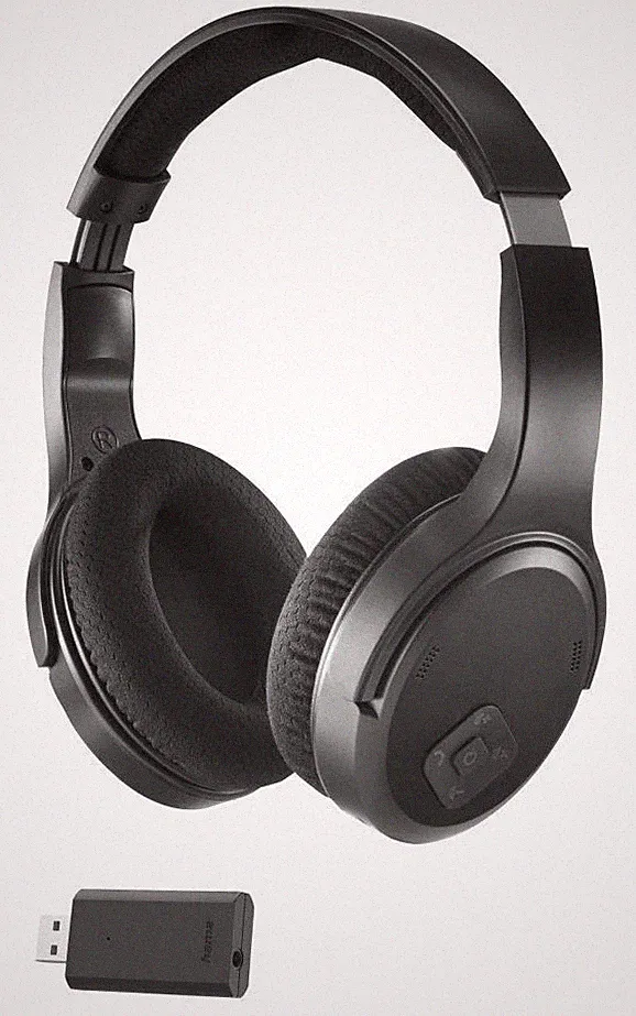 Hama 221847 Fernseh Over Ear Bluetooth Kopfhörer kabelgebunden&kabellos 16 h