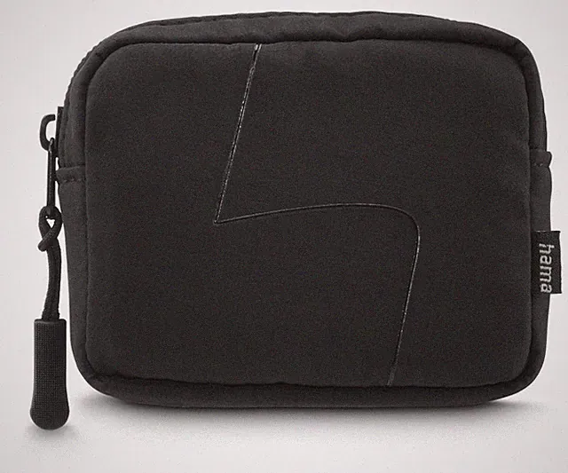Hama 231046 Kopfhörertasche Schutzhülle Schwarz