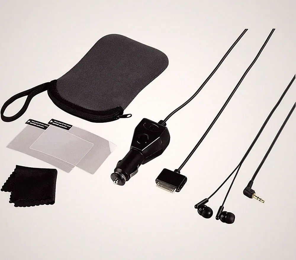Hama 6in1 PACK Tasche Case Kfz Ladekabel Kopfhörer Folie für Sony PSP Go Konsole