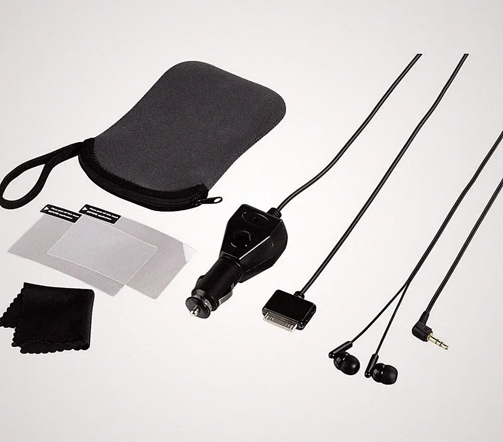 Hama 6in1 PACK Tasche Case Kfz Ladekabel Kopfhörer Folie für Sony PSP Go Konsole