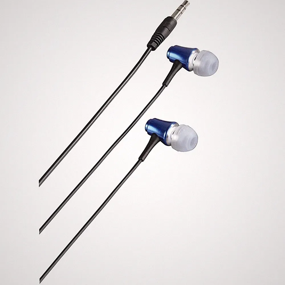 Hama ALU In-Ear Kopfhörer Headset Blau 3,5mm für MP3 Player iPod CD MD Walkman
