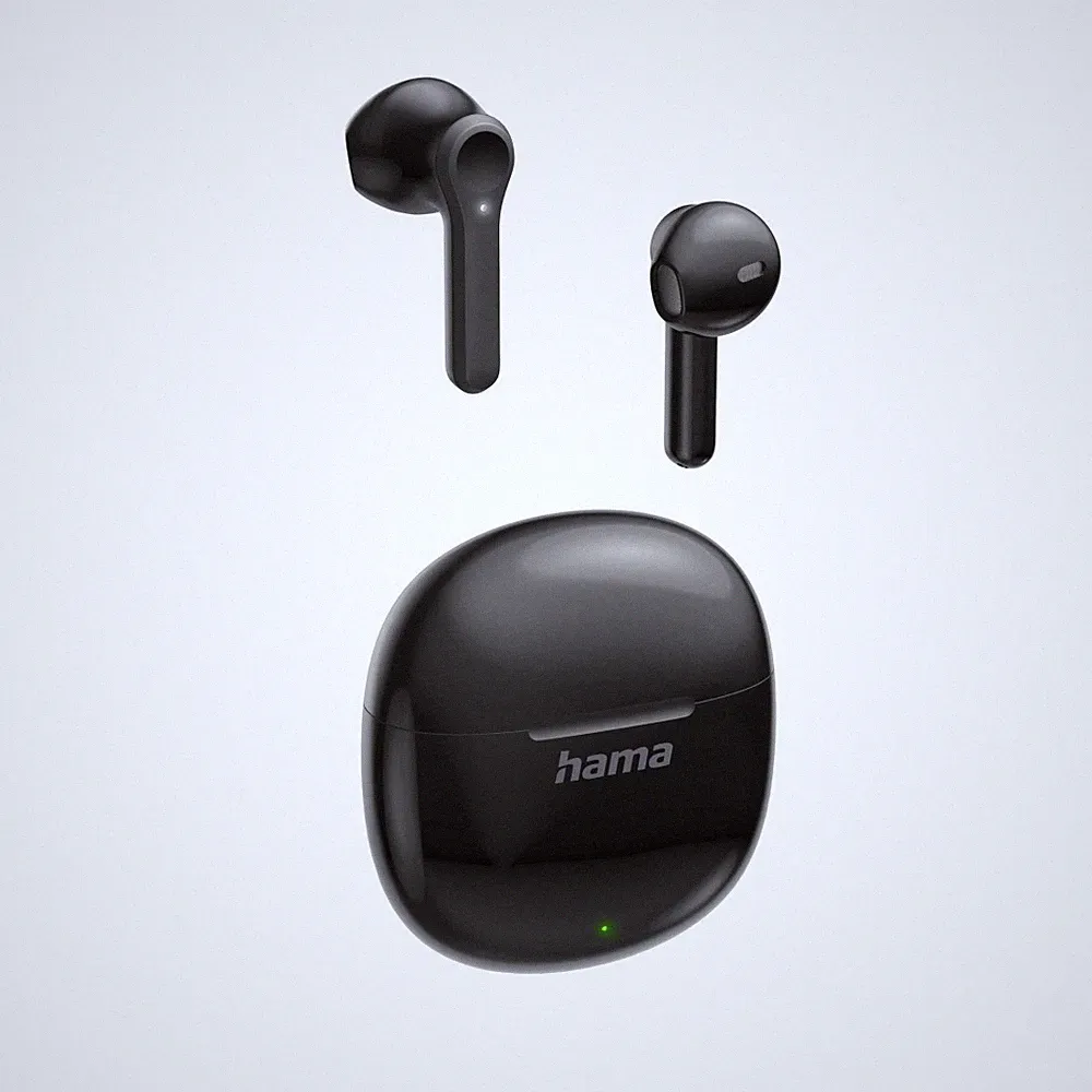 Hama Bluetooth Kopfhörer True Wireless Action One In Earbuds kabellos Schwarz
