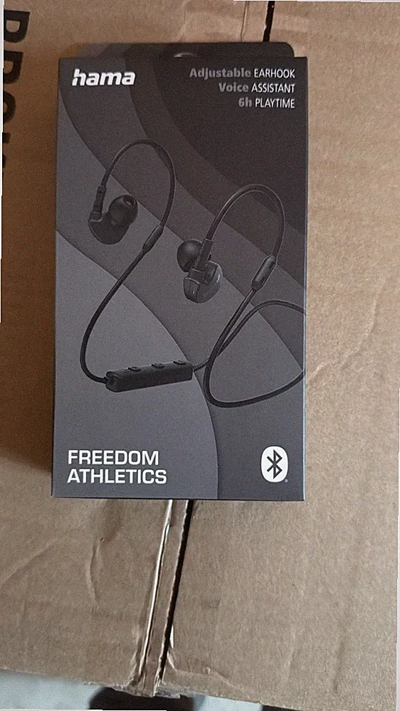 Hama Bluetooth® - Sport-Kopfhörer "Run BT", In-Ear, Mikrofon, Ohrbügel, Schwarz