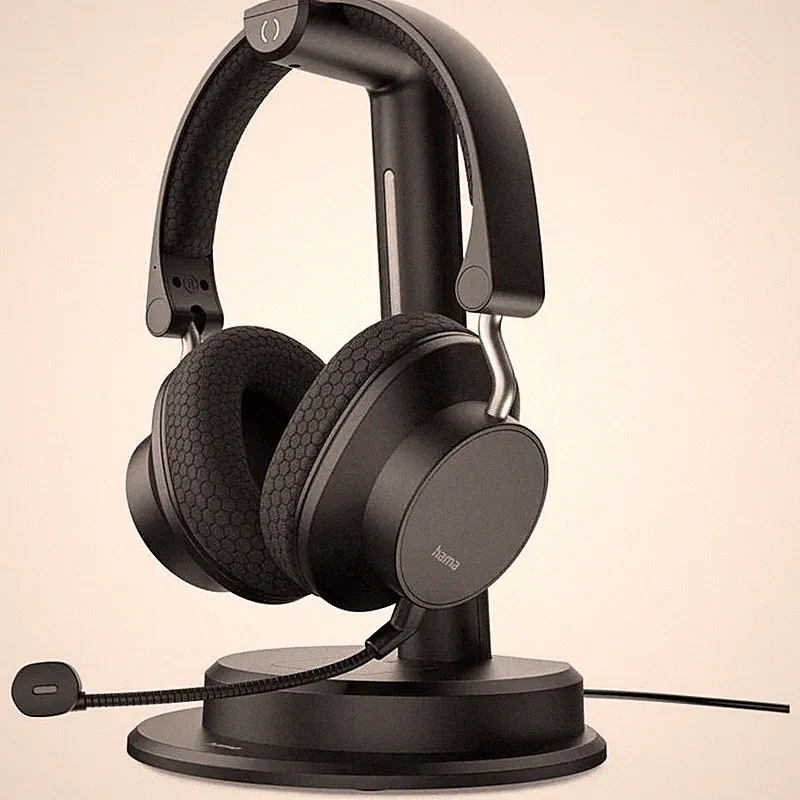 hama BT-900 Bluetooth-Headset schwarz Noise Cancelling over-ear-Kopfhörer