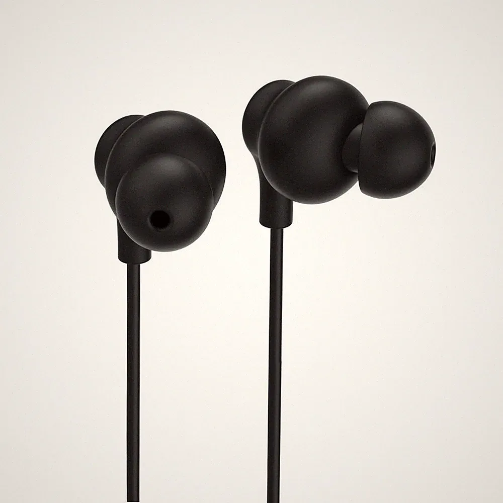 Hama Curly In-Ear Headset mit Mikrofon, USB-C & Kabelknickschutz, schwarz