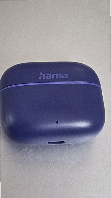 Hama Free.Light II – Ladecase mit Ohrhörern – Bluetooth In-Ear – Dunkelviolett