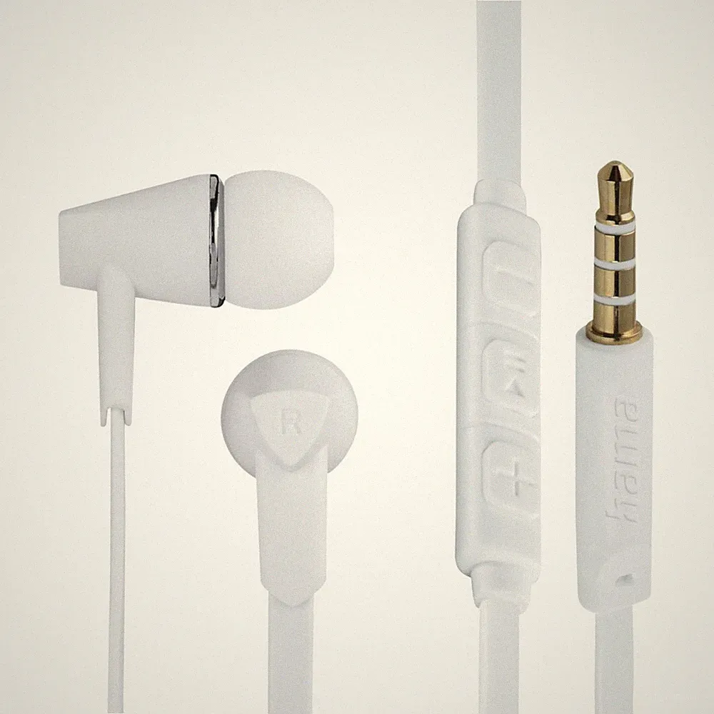 Hama In-Ear Headset JOY 3,5mm Klinke Ohrhörer Kopfhörer Mikrofon Fernbedienung