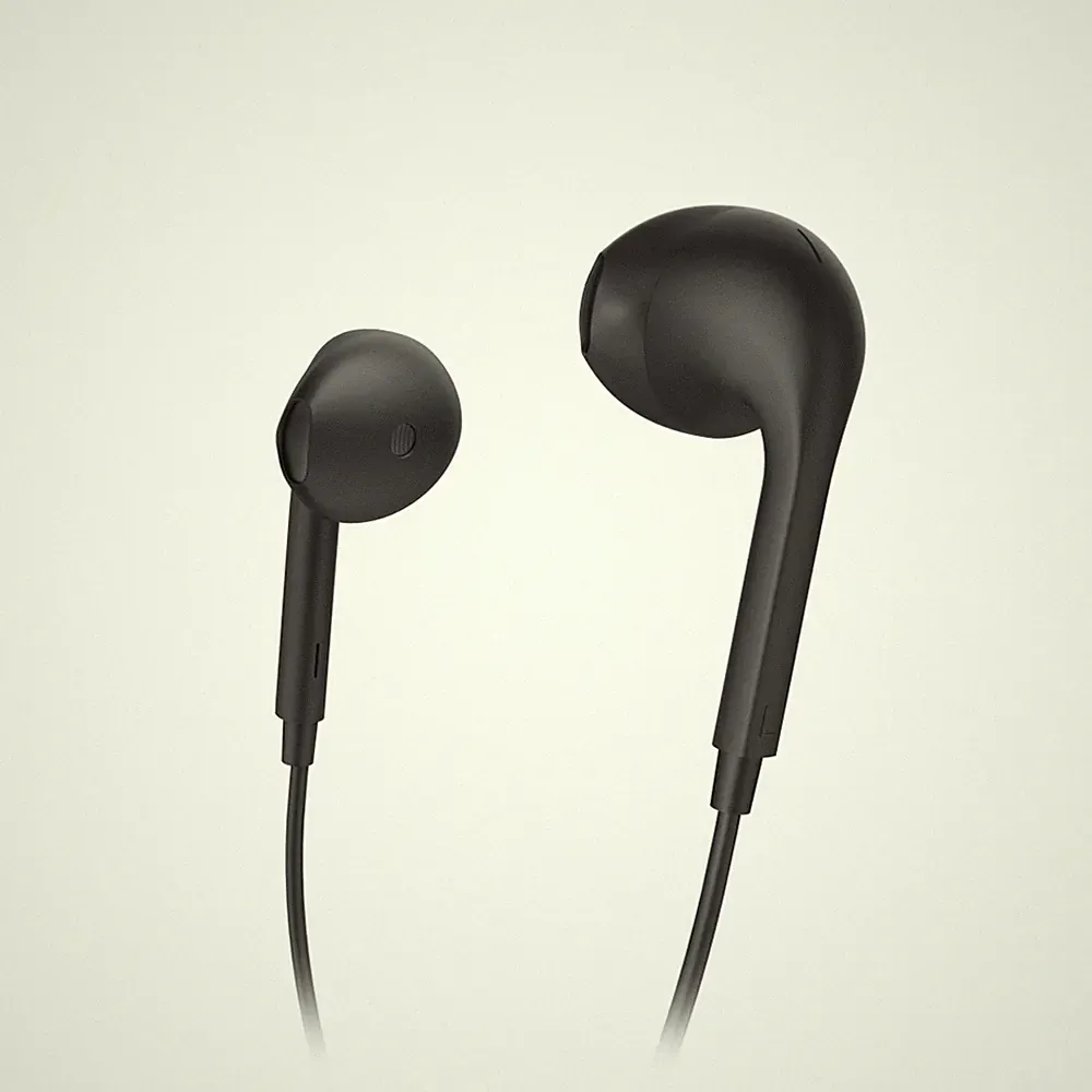 Hama In Ear Stereo Kopfhörer Headset Mikrofon 1,2m Kabel Lightning Stecker Schw