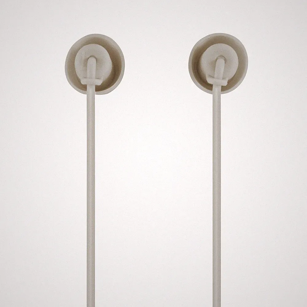 Hama Kopfhörer In-Ear Stereo Ohrhörer mit Mikrofon 3,5mm Kabelknickschutz Beige