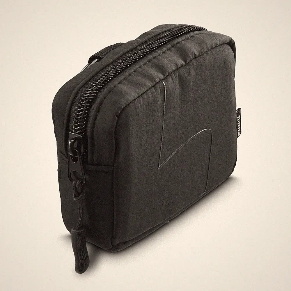 Hama Kopfhörer Tasche Case In-Ear Headset Schutz-Hülle Aufbewahrung Reise Bag SW