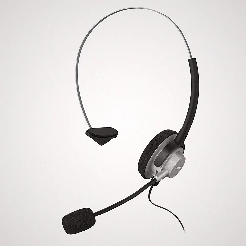 Hama On-Ear-Headset 2,5mm Klinke, schnurlose Telefone kabelgebunden Mono Schwarz