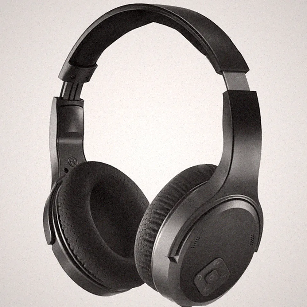 Hama Over Ear Kopfhörer Kabellos, Funk, Bluetooth® Schwarz Lautstärkeregelung TV