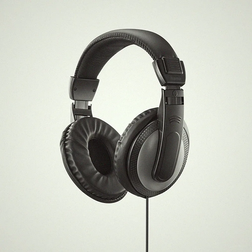 Hama Over Ear Stereo TV Kopfhörer ShellTV II 6m langes Kabel Senioren Fernseher