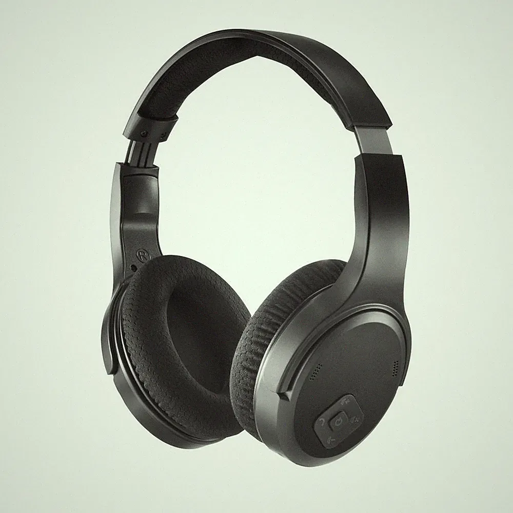 HAMA Over‑Ear TV‑Kopfhörer mit 2,4 GHz Funk‑Dongle + Bluetooth, Lautstärkeregler