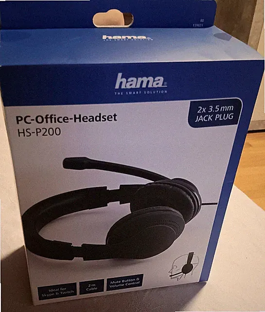 Hama PC Office Headset HS -P200 CIB Nagelneu Gaming Headset