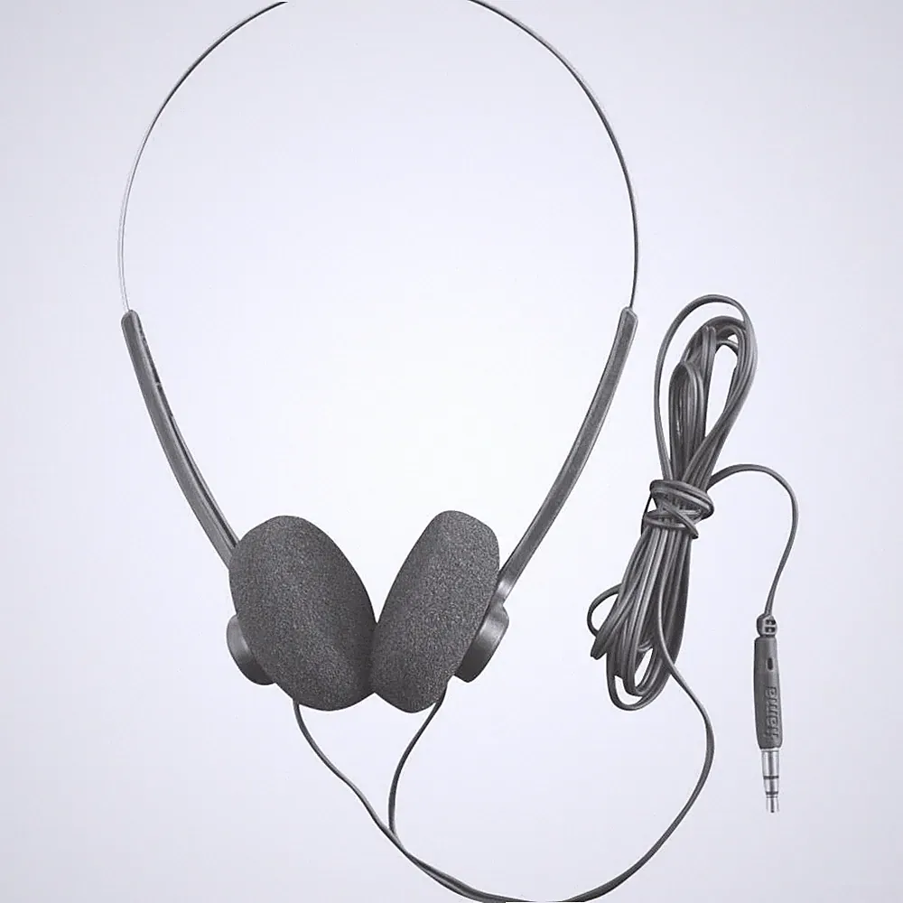 Hama Slight II Over Ear Kopfhörer kabelgebunden Schwarz