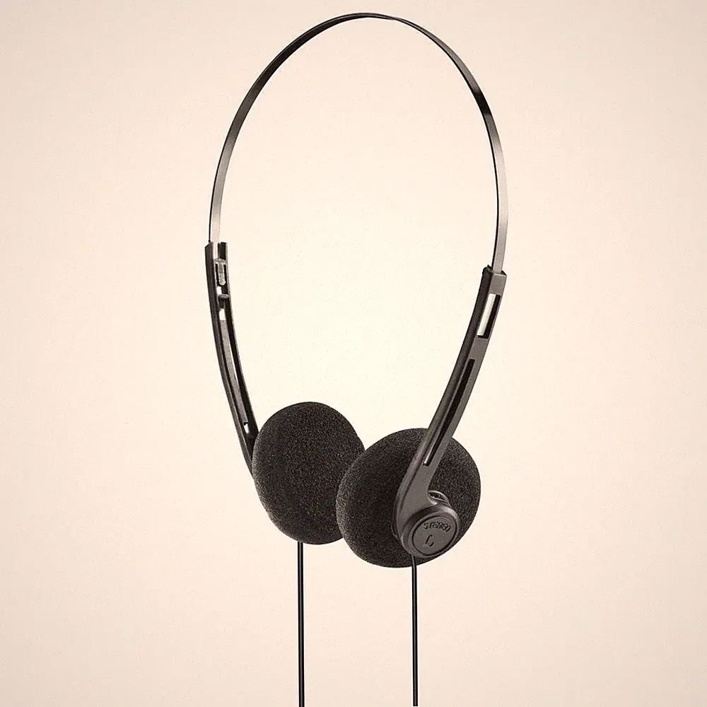 HAMA Slight II Stereo On‑Ear Kopfhörer – Schwarz, verstellbares Kopfband