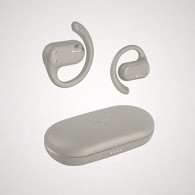 Hama Spirit Open – Open‑Ear Ohrbügel, True Wireless Bluetooth 5.3 mit App, Sand
