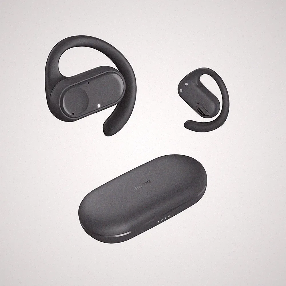 Hama Spirit Open Open-Ear Ohrbügel True Wireless BT5.3 App USB-C 18h