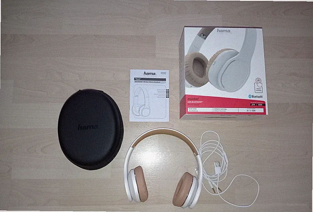 Hama Touch Bluetooth Kopfhörer Wireless Stereo On Ear - Headset Mikrofon