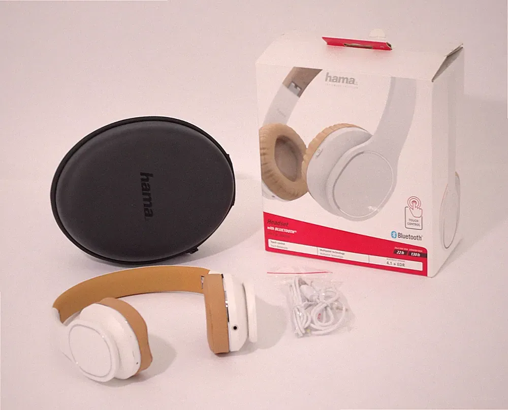 Hama Touch Bluetooth Kopfhörer Wireless Stereo On Ear Touch Headset 184028