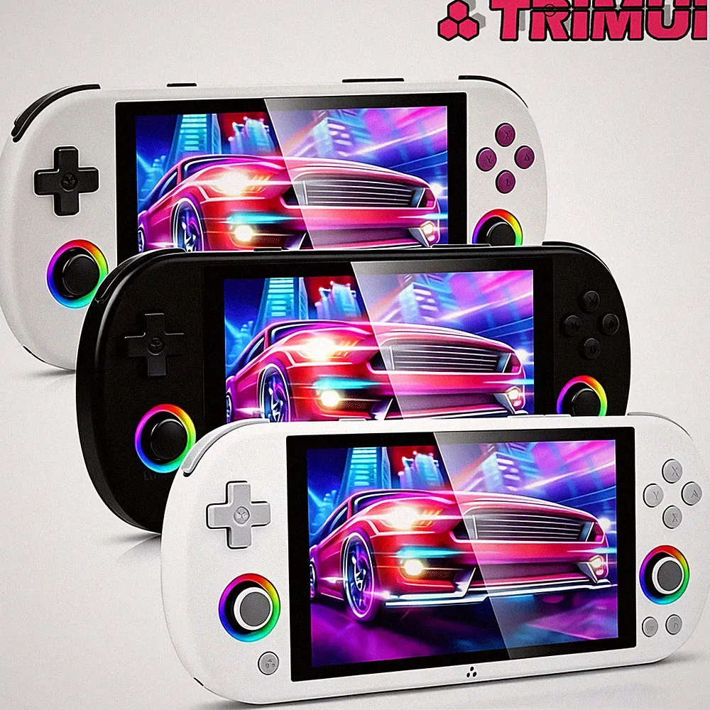 Handheld mit 10.000+ Spielen | 5-Zoll 720P, WiFi & Bluetooth, Kopfhöreranschluss