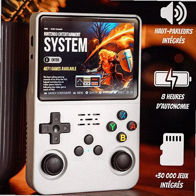 Handheld Spielkonsole 21000+ Spiele 3,5" Retro Gamepad Console Videospielkonsole