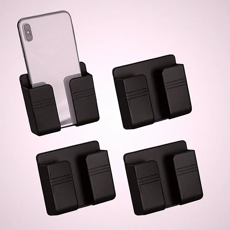 Handyhalter CIOUYAOS Wandhalterung 4 Stück schwarz für Smartphones Kopfhörer