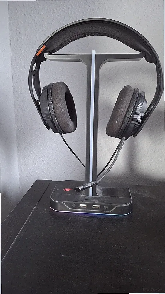 Havit RGB Gaming Headset Ständer Desktop Kopfhörer Ständer mit 2 USB Anschlüssen