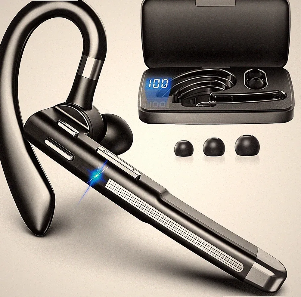 Headset Bluetooth 6.1 CVC8.0 Noise Cancelling In Ear Kopfhörer 100 Std Kabellos