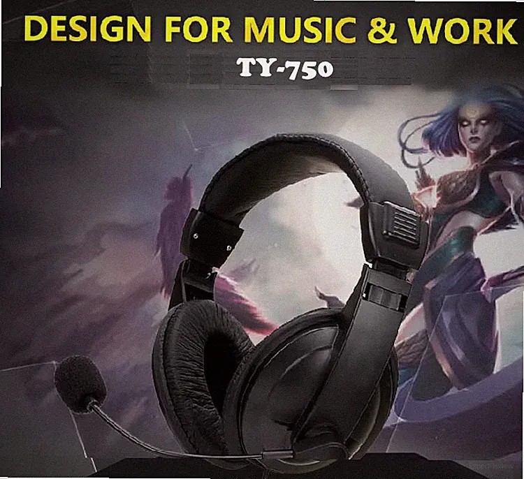 Headset Kopfhörer + Mikrofon 3.5mm LED Xbox One Over-Ear PC Laptop Gaming TY-750
