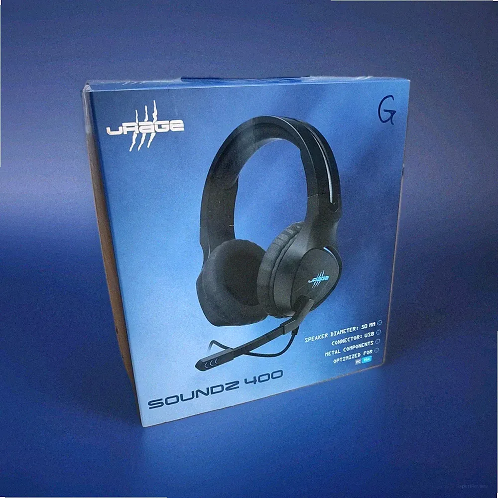 Headset Kopfhörer URAGE SOUNDZ 400 Full-Stereo Gaming PC PS4 Overhead