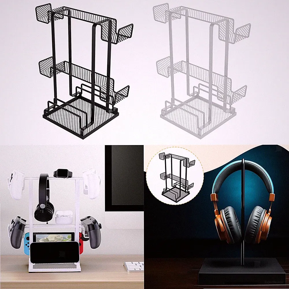 Headset Ständer, Handyhalter, Desktop Organizer, Kopfhörerhalter, Ständer