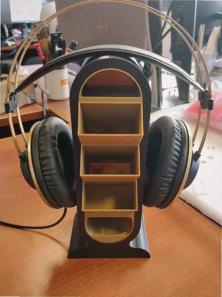 Headset Ständer | Schreibtisch Organizer | Kopfhörer Halter Büro & Gaming