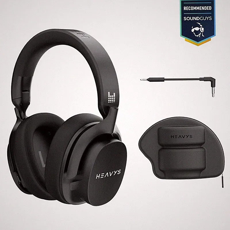 HEAVYS H1H Kopfhörer, Headphones + Protective Travel Case