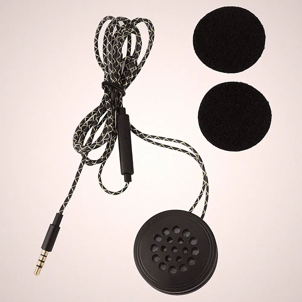 Helmkopfhörer, 1,2 m Kabellänge Motorrad Helm Bluetooth Headset, Kopfhörer La...