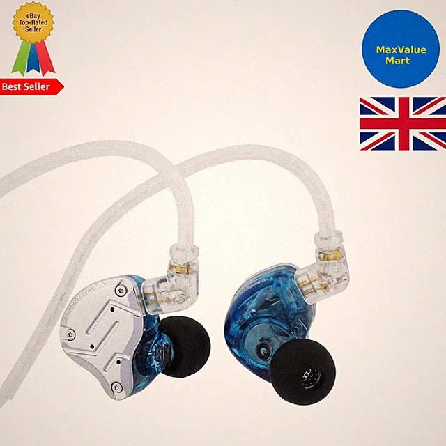 HiFi 5 Treiber In-Ear Monitore - Edelstahl Ohrhörer für Musik & Gaming